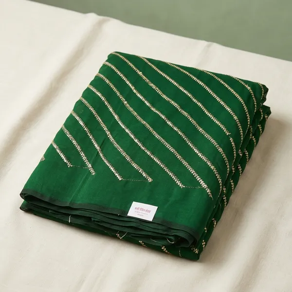 Green_Silk_With_Zari_Work_Unstitched_Material_For_Women