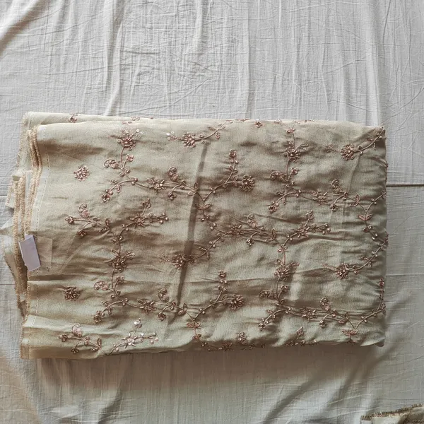 Beige_Tissue_With_Hand_Work_Unstitched_Material_For_Women