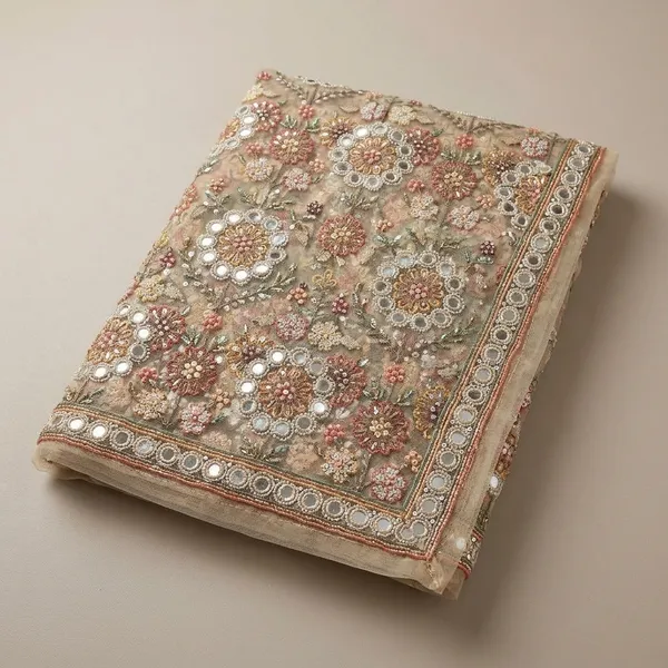 Beige_Net_With_Multi_Hand_Work_Unstitched_Material_For_Women