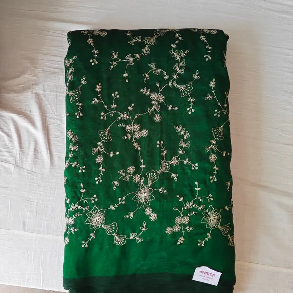 Green_Silk_With_Work_Unstitched_Material_For_Women