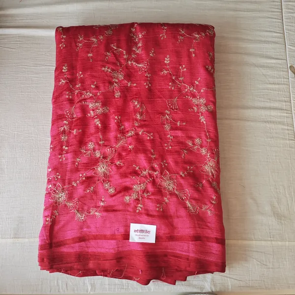 Red_Silk_With_Work_Unstitched_Material_For_Women
