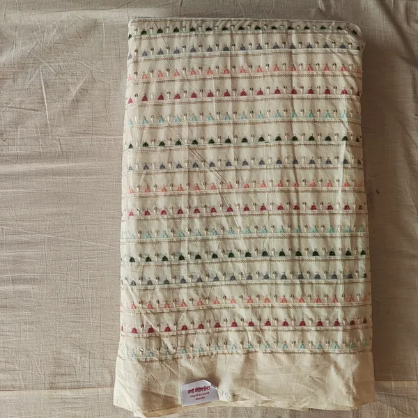 Beige_Cotton_With_Multi_Thread_Work_Unstitched_Material_For_Women