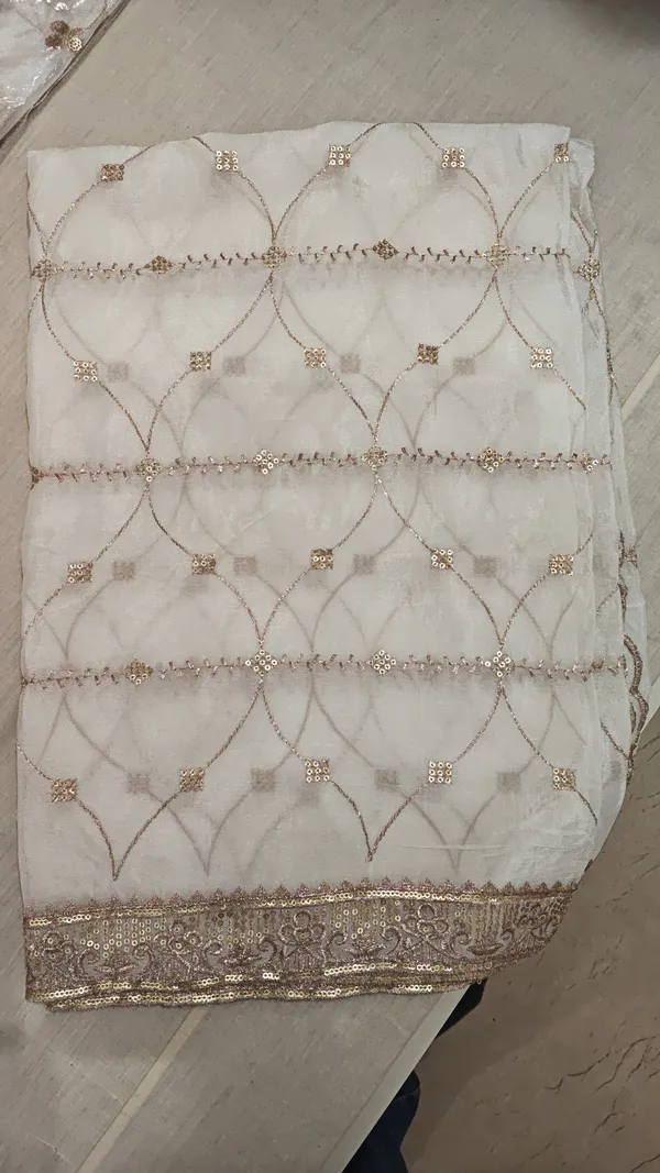 White_Georgette_Dupatta_For_Women