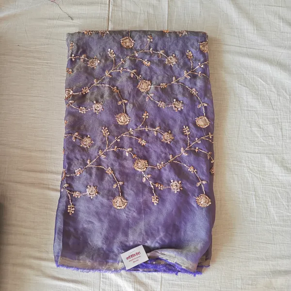 Purple_Silk_With_Hand_Work_Unstitched_Material_For_Women