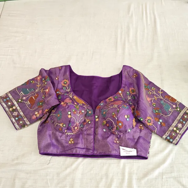Purple_Tissue_With_Multi_Work_Blouse_For_Women