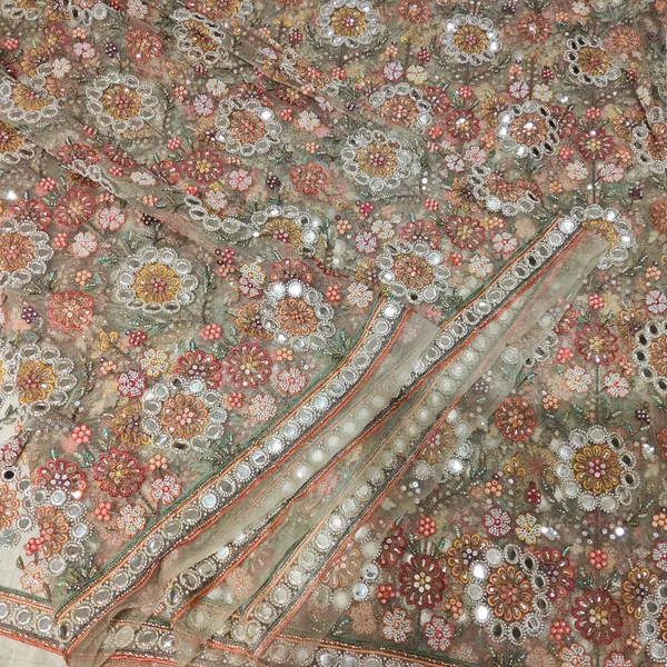 Beige_Net_With_Multi_Hand_Work_Unstitched_Material_For_Women