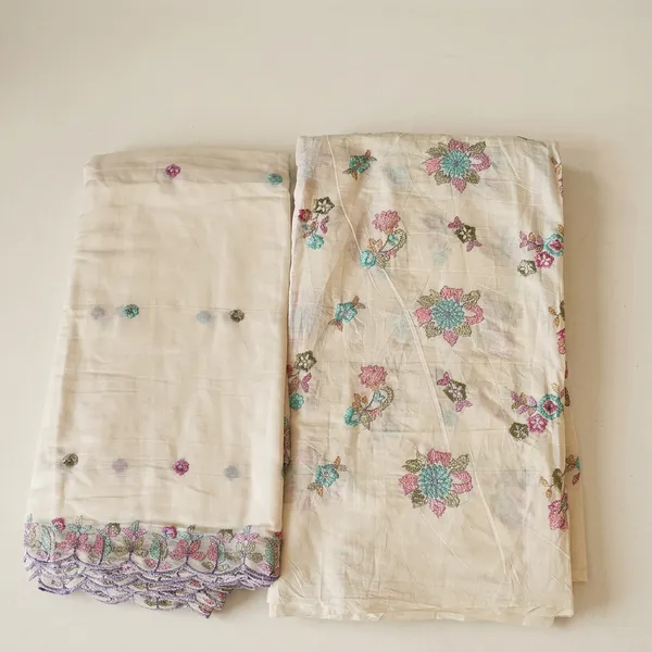 Cream_Kora_Cotton_With_Thread_Work_Unstitched_Material_For_Women