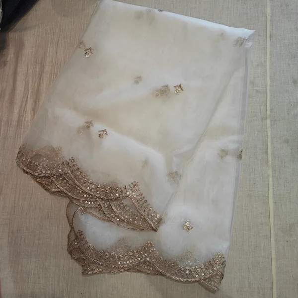 White_Organza_With_Work_Dupatta_For_Women