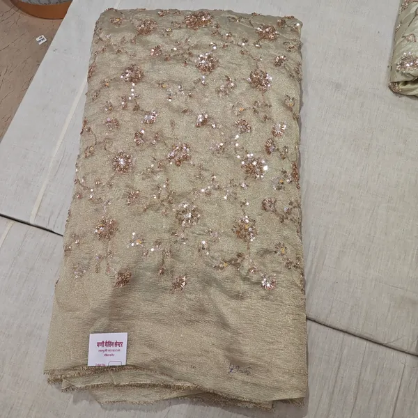 Beige_Tissue_With_Hand_Work_Unstitched_Material_For_Women