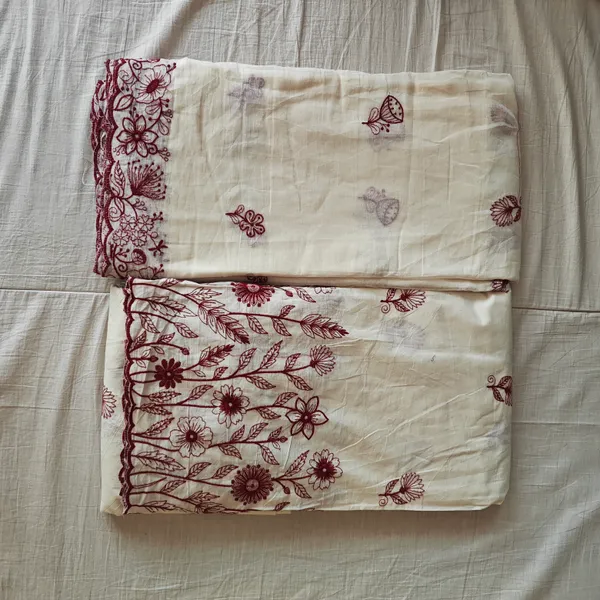 White_Kora_Cotton_With_Thread_Work_Dupatta_For_Women