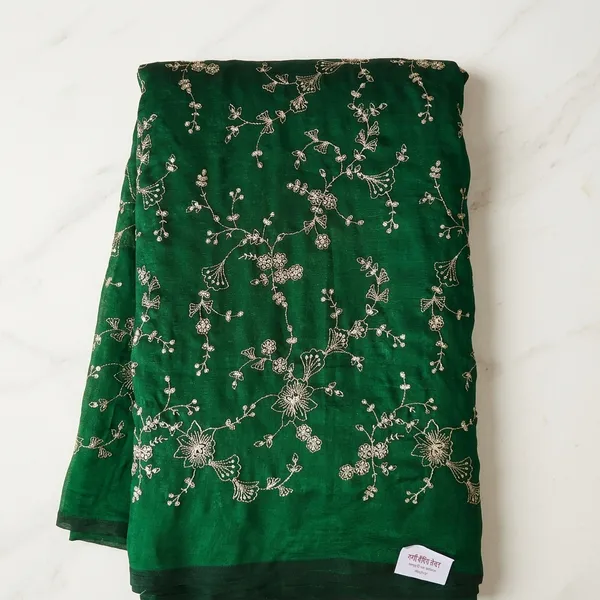 Green_Silk_With_Work_Unstitched_Material_For_Women