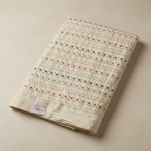 Beige_Cotton_With_Multi_Thread_Work_Unstitched_Material_For_Women