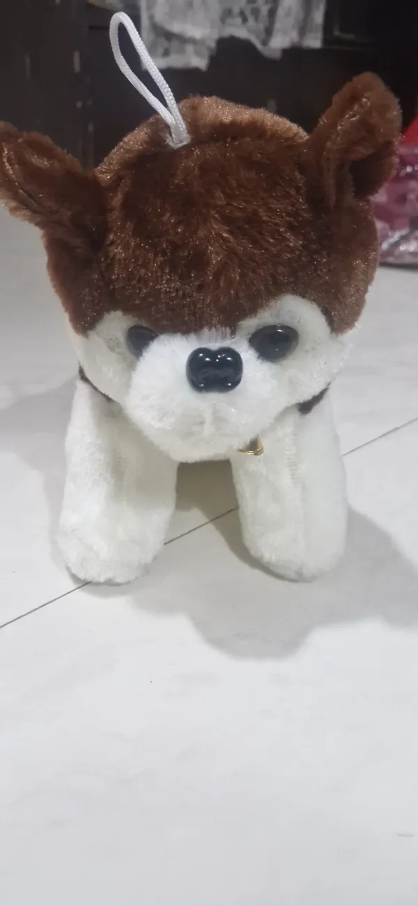 Brown_White_Plush_Dog_Soft_Toy_With_Collar