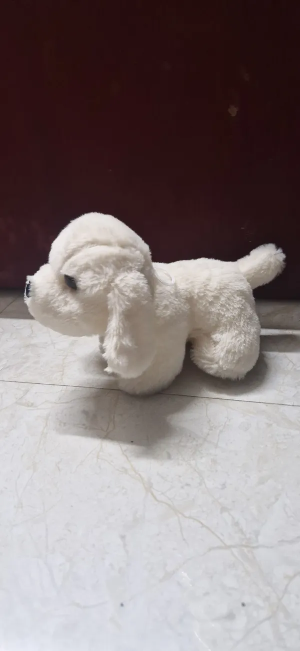 White_Fluffy_Puppy_Dog_Plush_Toy