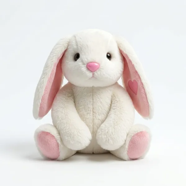 White_Plush_Bunny_Rabbit_Toy_With_Pink_Accents