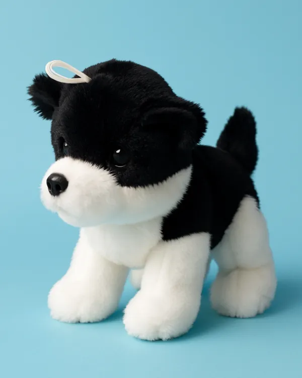 Black_White_Plush_Dog_Stuffed_Toy_23_Cm