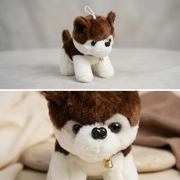 Brown_White_Plush_Dog_Soft_Toy_With_Collar