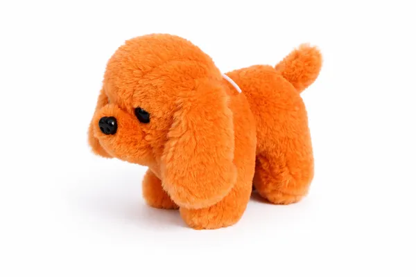 Orange_Plush_Puppy_Dog_Toy_With_Black_Button_Eyes
