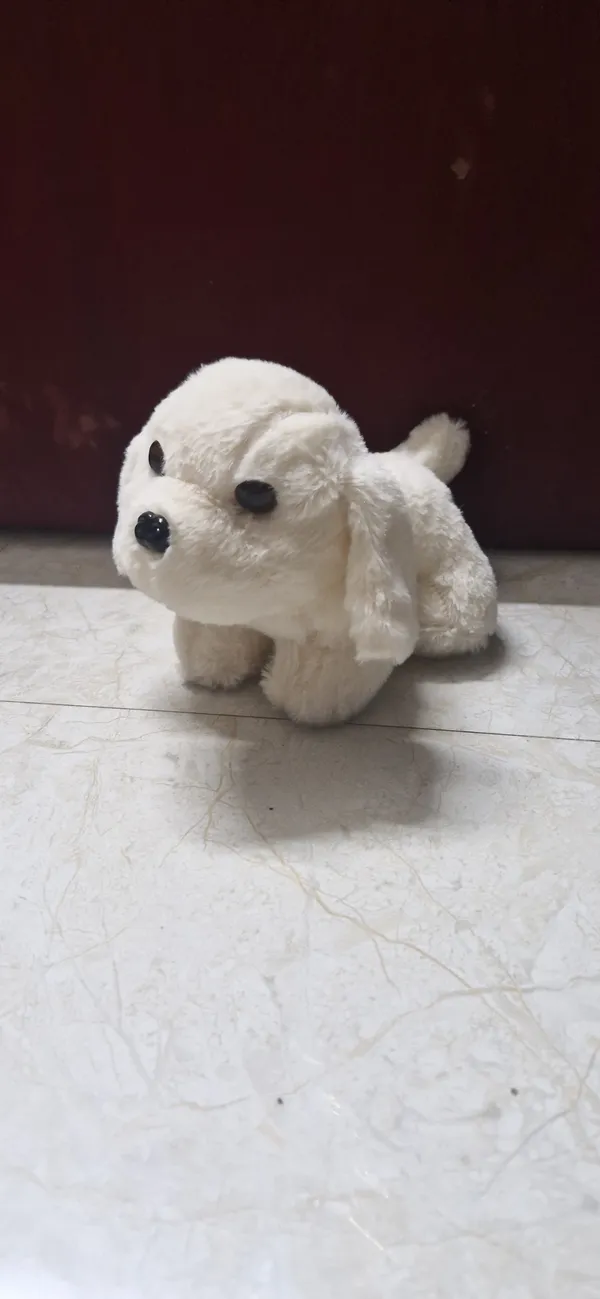 White_Fluffy_Puppy_Dog_Plush_Toy