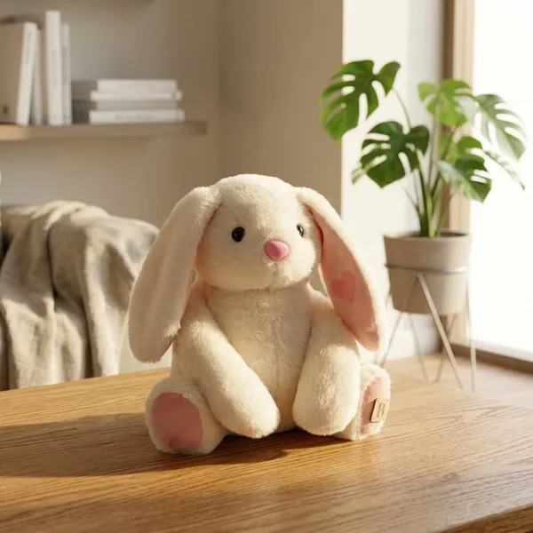 White_Plush_Bunny_Rabbit_Toy_With_Pink_Accents