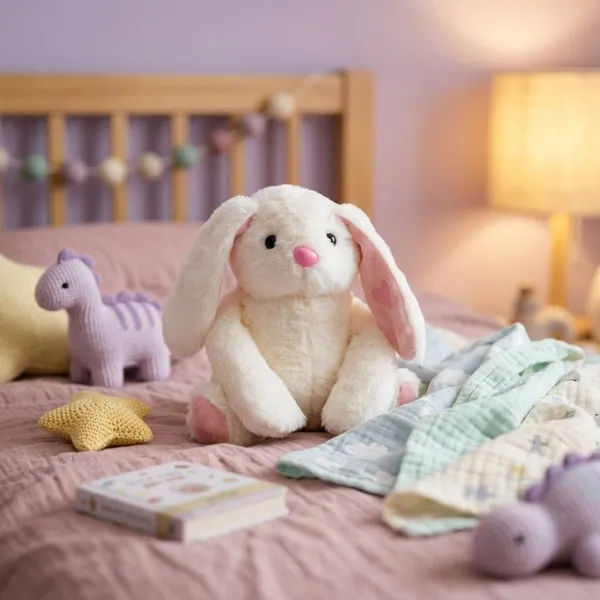 White_Plush_Bunny_Rabbit_Toy_With_Pink_Accents