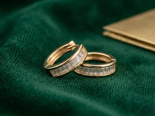 Gold_Diamond_Cut_Crystal_Huggie_Hoops