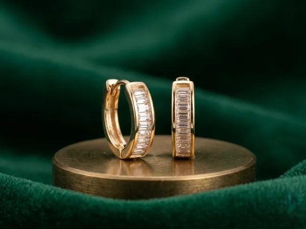 Gold_Diamond_Cut_Crystal_Huggie_Hoops