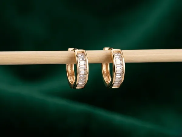 Gold_Diamond_Cut_Crystal_Huggie_Hoops