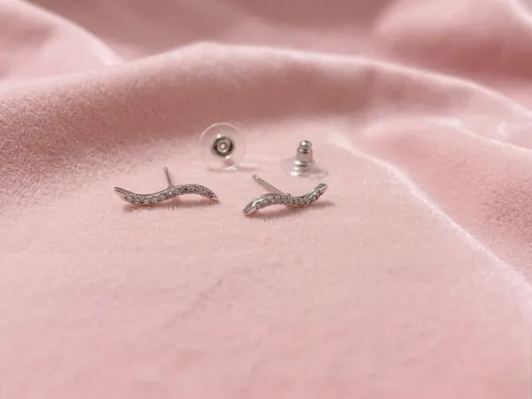 Silver_Wave_Crystal_Stud_Earrings