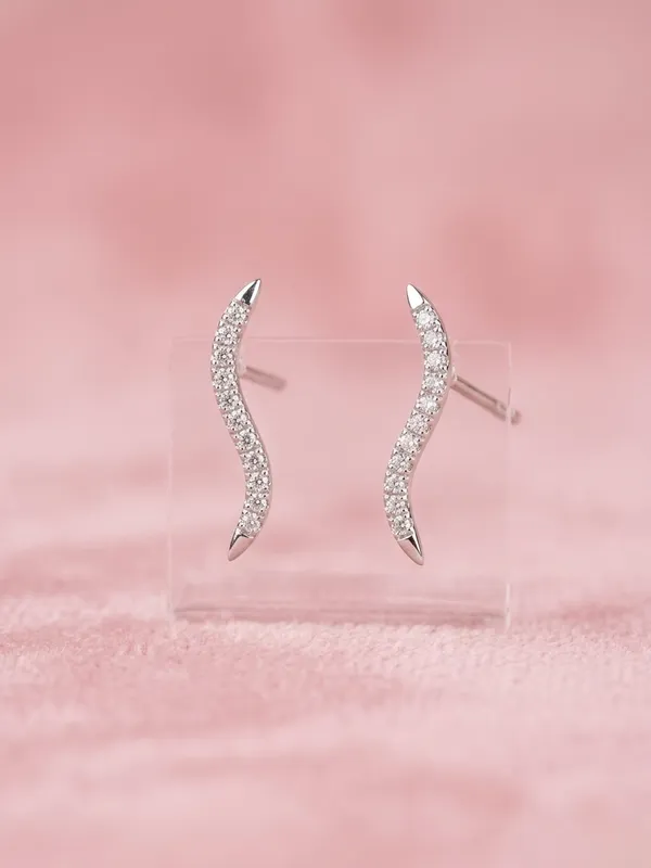 Silver_Wave_Crystal_Stud_Earrings