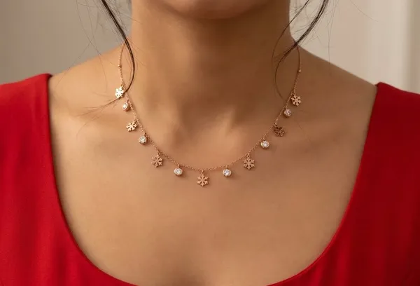 Rose_Gold_Snowflake_Charm_Necklace