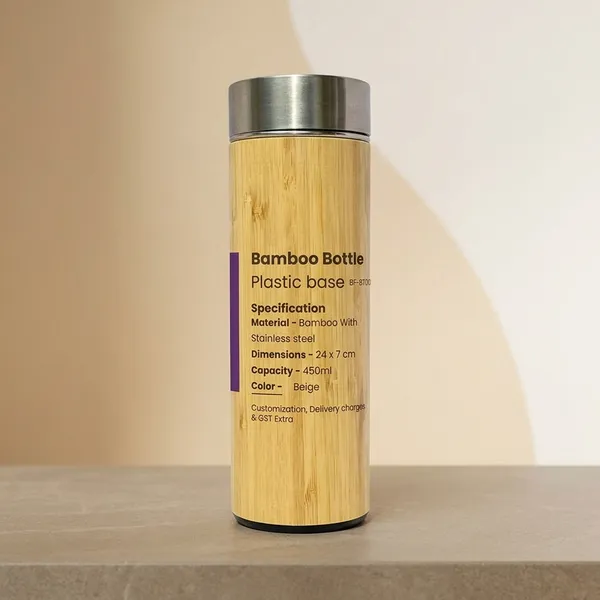Bamboo_Stainless_Steel_Cap_Insulated_Water_Bottle_450Ml