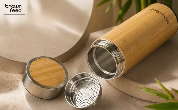 Bamboo_Stainless_Steel_Insulated_Water_Bottle_500Ml