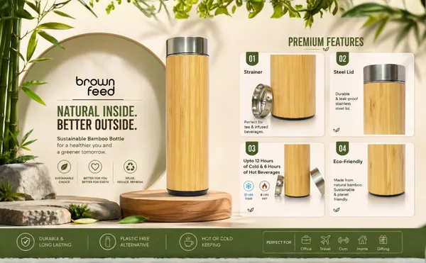 Bamboo_Stainless_Steel_Insulated_Water_Bottle_500Ml