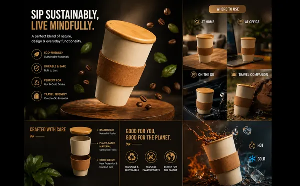 Wheat_Fiber_Cork_Sleeve_Reusable_Travel_Mug_240Ml