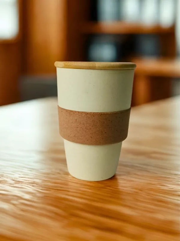 Wheat_Fiber_Cork_Sleeve_Reusable_Travel_Mug_240Ml