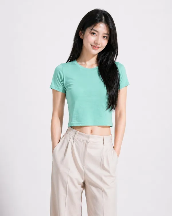 Mint_Cotton_Crop_Top_For_Girls
