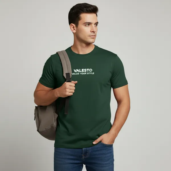 Valesto_T_Shirt_Round_Neck_Green