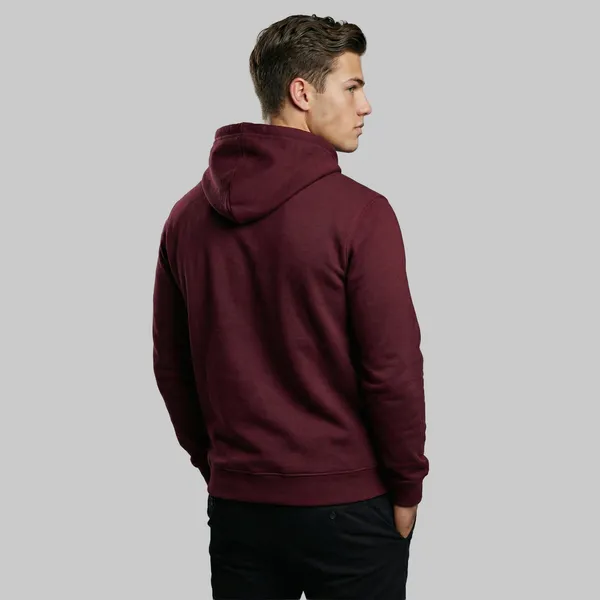 Valesto_Heavyweight_Structured_Fleece_Hoodie_Royal_Maroon