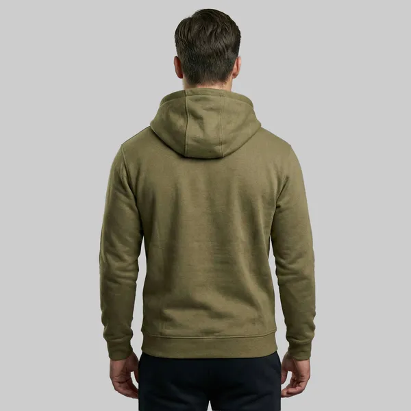 Valesto_Heavyweight_Structured_Fleece_Hoodie_Olive_Green