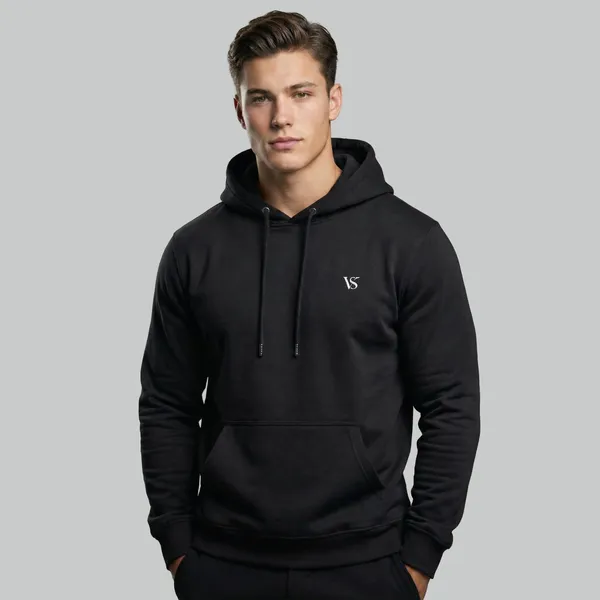 Valesto_Heavyweight_Structured_Fleece_Hoodie_Jet_Black