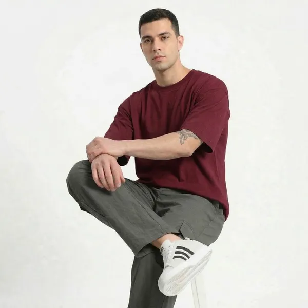 Men_S_Wide_Leg_Nylon_Terry_Cargo_Pants_Charcoal_Grey_Utility_Trousers