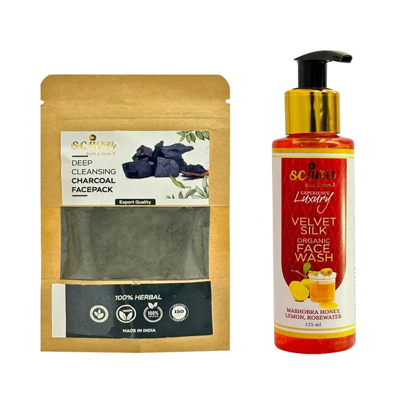 Charcoal_Face_Pack_And_Honey_Lemon_Rose_Face_Wash_Set_Pack_Of_2