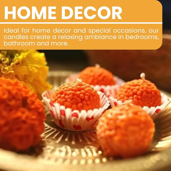 Motichoor_Ladoo_Shaped_Soy_Wax_Candle_Pack_Of_6