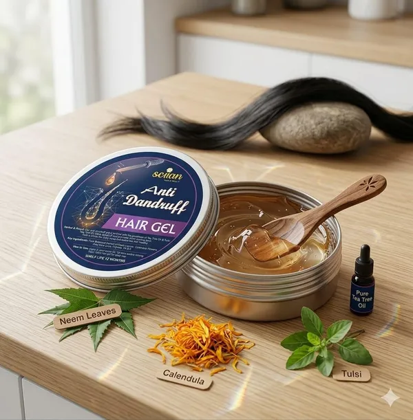 Anti_Dandruff_Hair_Gel_With_Tea_Tree_Oil_And_Tulsi