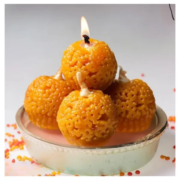 Motichoor_Ladoo_Soy_Wax_Candle_Pack_Of_4
