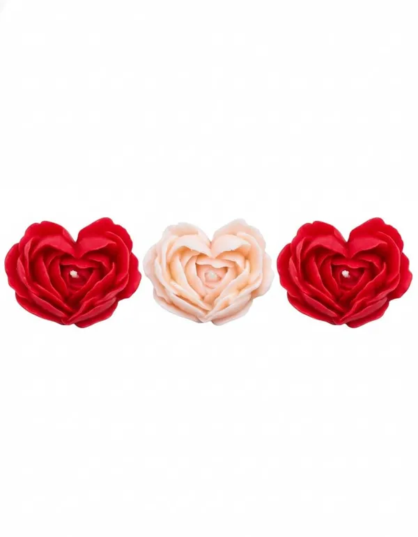 Rose_Shape_Soy_Wax_Candle_Pack_Of_3