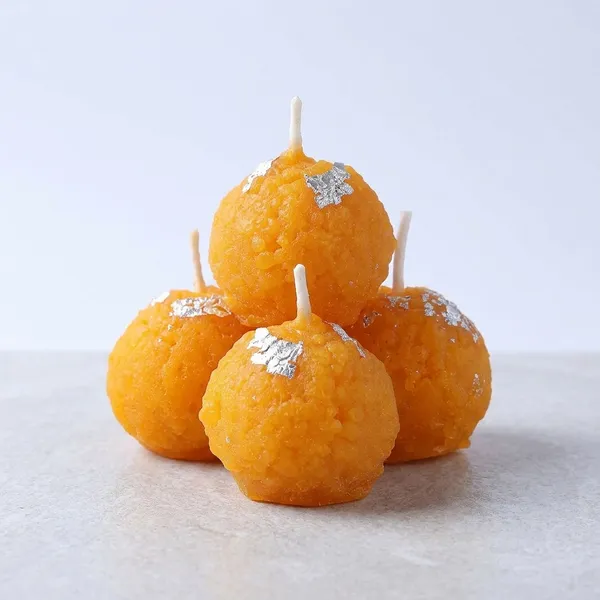 Motichoor_Ladoo_Soy_Wax_Candle_Pack_Of_4