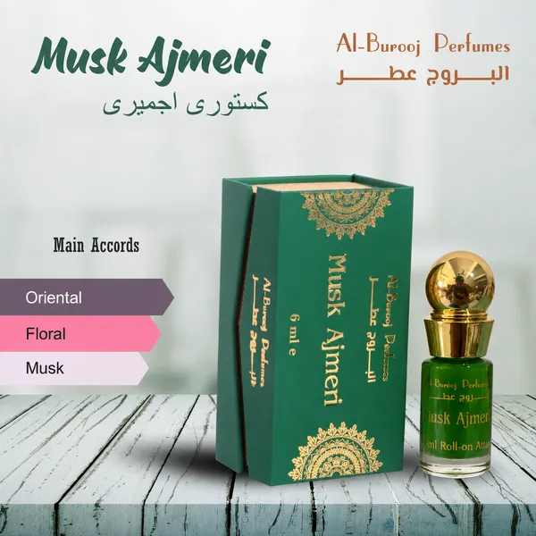 Musk_Ajmeri_Attar_By_Al_Burooj_Perfumes_6Ml_Roll_On_Perfume_Oil_Alcohol_Free_Long_Lasting_Attar_8_12_Hours_Premium_Oriental_Floral_Musk_Fragrance_For_Men_Women