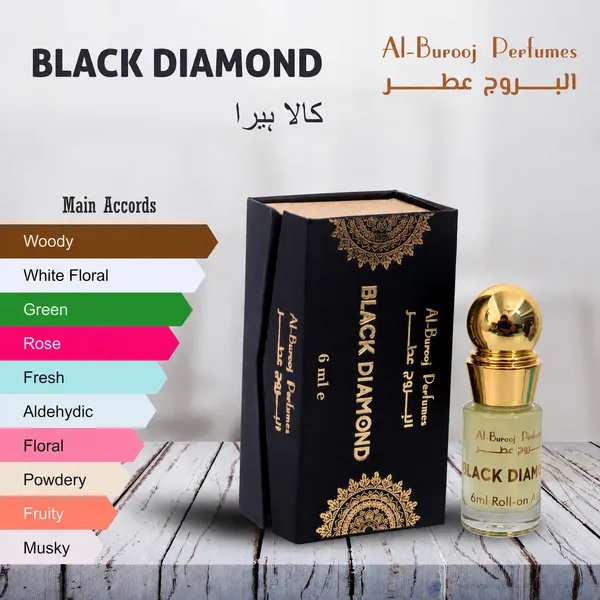 Black_Diamond_Attar_Roll_On_Perfume_Oil_6Ml_Alcohol_Free_Long_Lasting_Fragrance_8_12_Hours_Woody_Floral_Musky_Scent_For_Men_Women_Al_Burooj_Perfumes